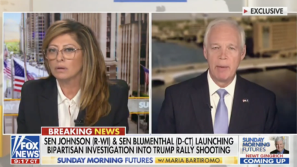 Ron Johnson cites online video of Trump shooting.